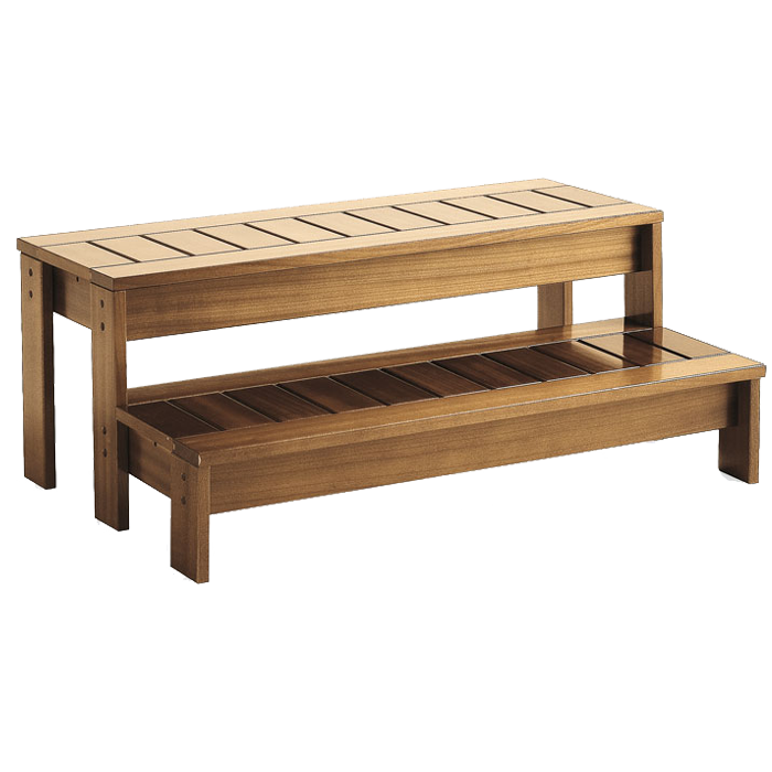 Ступень Jacuzzi двойная (Тик) 78 см (рис.2) Ступень Jacuzzi двойная (Тик) 78 см (рис.2)