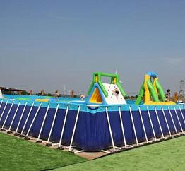 Каркасный летний бассейн для города 15 x 30 x 1,32 метр